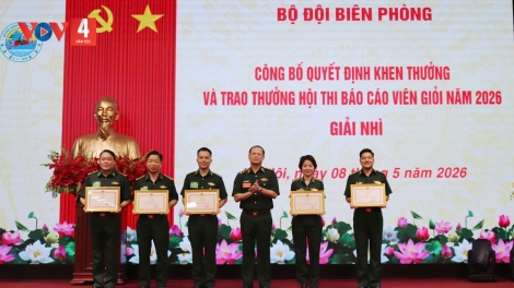 Hội thi Báo cáo viên giỏi cấp Bộ Tư lệnh BĐBP năm 2026: Áp dụng kỹ năng tuyên truyền ở vùng biên giới