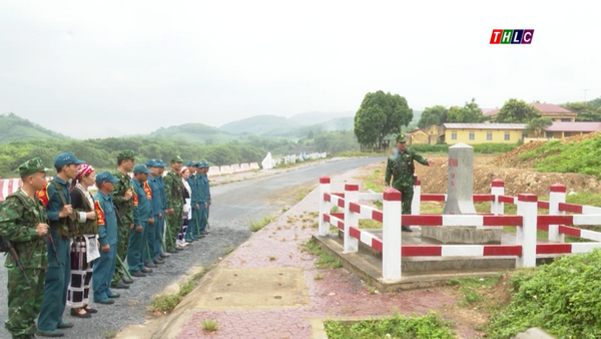 Mô hình “Đường biên giới bình yên” đã bước đầu phát huy hiệu quả, thắt chặt thêm tình đoàn kết quân dân. Ảnh: laocaitv.vn