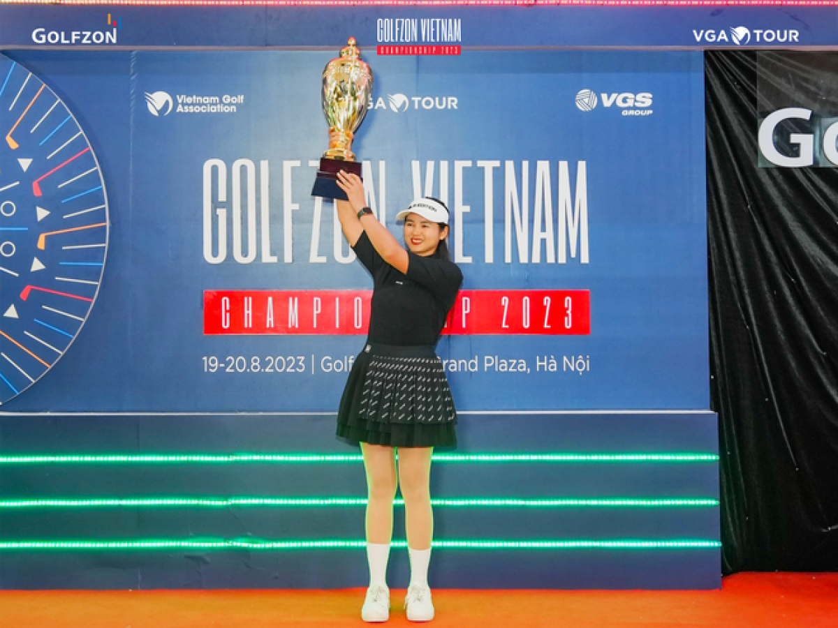 Hana Kang Sùng Thị Xú vô địch ​​Golfzon Vietnam Championship 2023