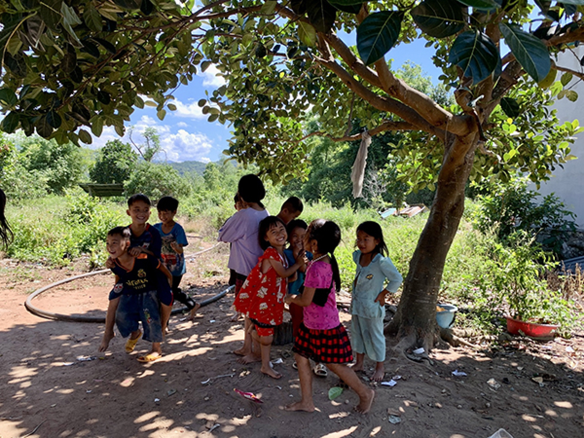 Trẻ em ở xã Ea Dăh, huyện Krông Năng, tỉnh Đắk Lắk. Ảnh minh họa: Tổ quốc