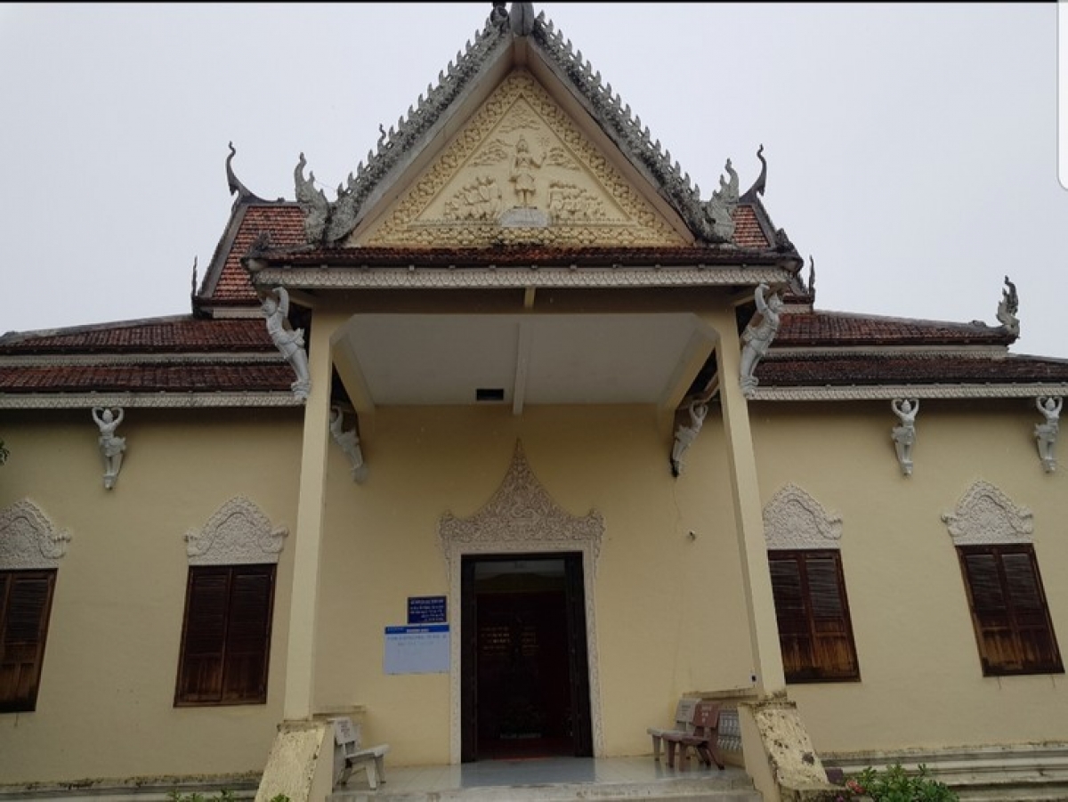 Nhà trưng bày chuyên đề văn hóa dân tộc Khmer tỉnh Sóc Trăng. Ảnh: Ngọc Anh
