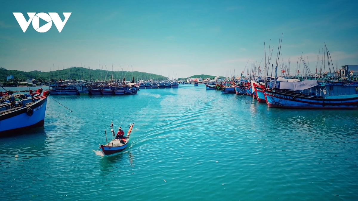 Sa Huỳnh thuộc thị xã Đức Phổ tỉnh Quảng Ngãi có hàng trăm hộ mưu sinh bằng nghề đánh bắt thủy sản.