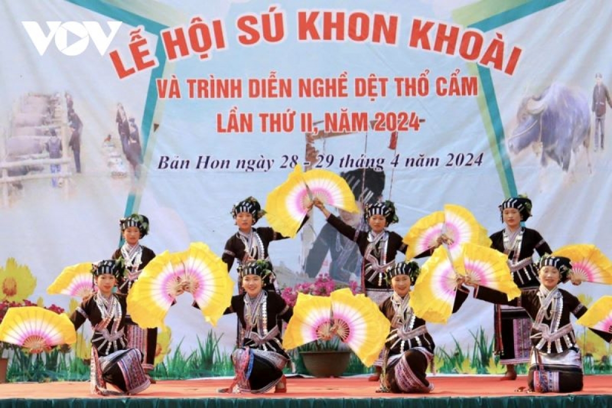 Trong đó lễ hội Sú Khon Khoài là nghi lễ tâm linh gắn liền với nền văn hóa nông nghiệp