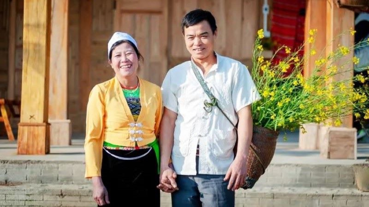Cặp vợ chồng người dân tộc thiểu số ở Sơn La xây dựng kinh doanh homestay với sự hỗ trợ của Dự án GREAT.