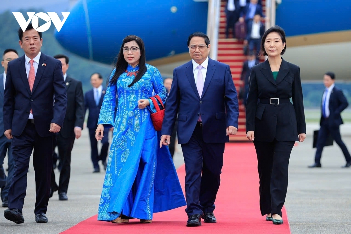 Thủ tướng chính phủ Phạm Minh Chính n'hanh i ur tât khâl Hàn Quốc
