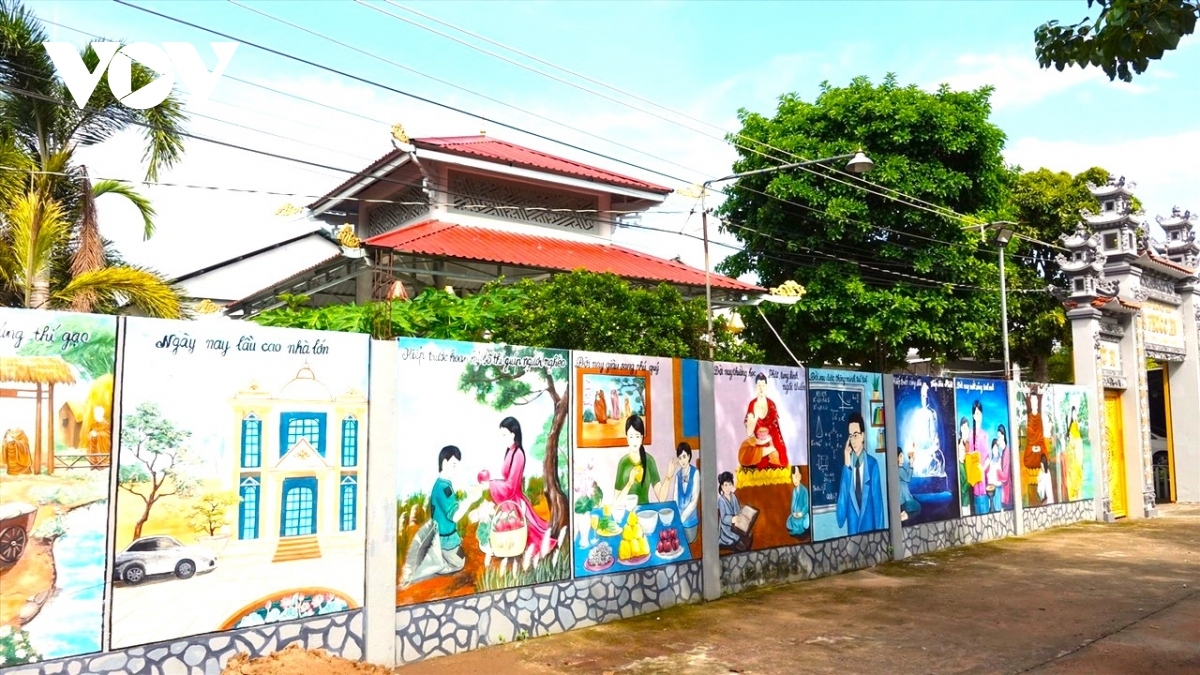 Những bức tường cũ được tô điểm lại nhận được sự hài lòng của người xem, chính là động lực cho nhóm bạn trẻ tiếp tục vững bước trên bước đường phục vụ cộng đồng