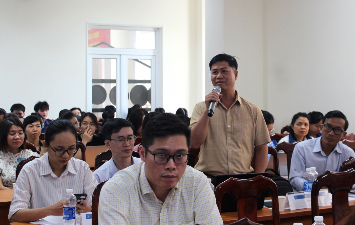 Các đại biểu trao đổi, hiến kế giải pháp thúc đẩy phát triển hệ sinh thái khởi nghiệp ở Đắk Lắk.
Ảnh: H Xíu/VOV Tây Nguyên