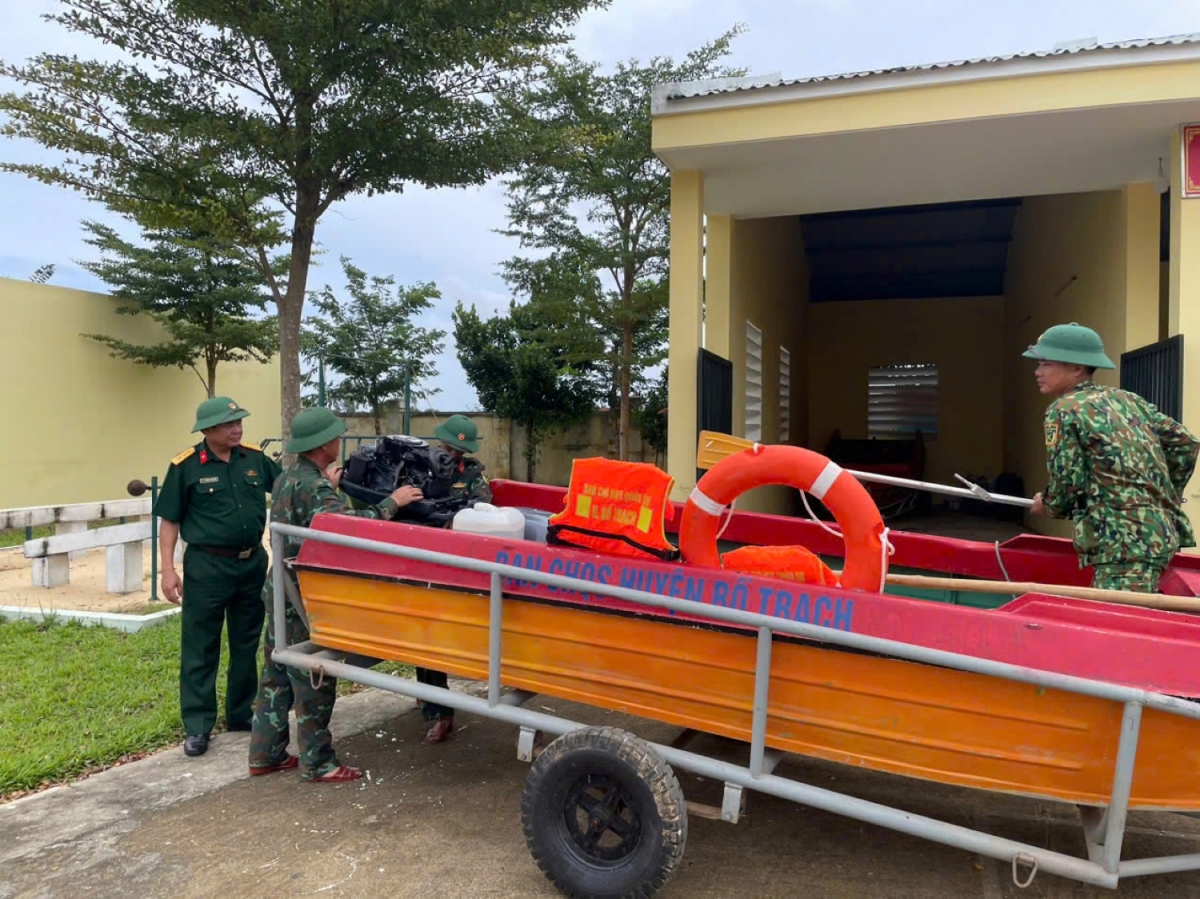 Sẵn sàng các phương tiện cứu hộ trong tình huống khẩn cấp