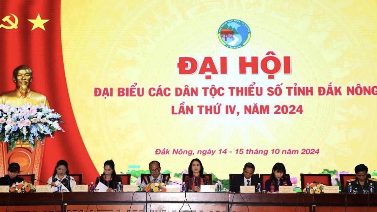 Đoàn Chủ tịch Đại hội Đại biểu các dân tộc thiểu số tỉnh Đắk Nông lần thứ IV, năm 2024