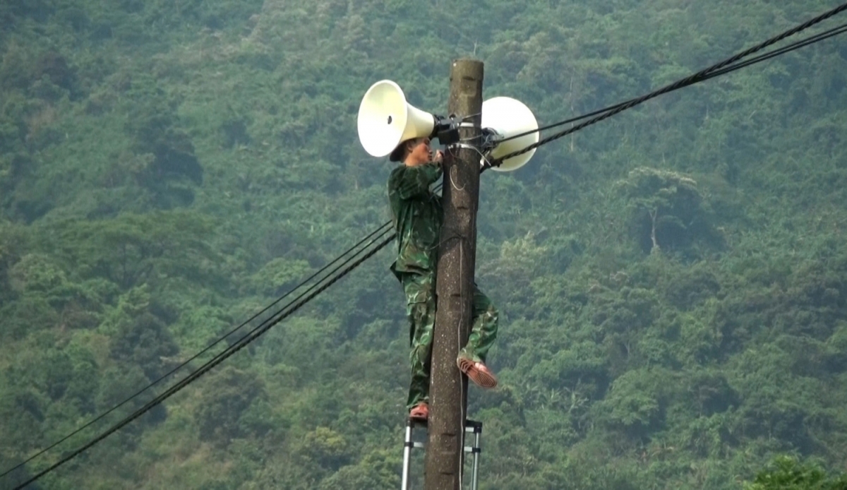 Hệ thống loa truyền thanh ở các bản nhanh chóng đưa nhiều thông tin
đến dân bản