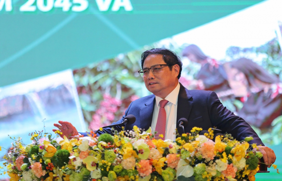 Thủ tướng Chính phủ Phạm Minh Chính: Phản ứng chính sách phải kịp thời và sát với thực tiễn. Trên dưới đồng lòng, dọc ngang thông suốt để đưa Tây Nguyên phát triển nhanh, bền vững.