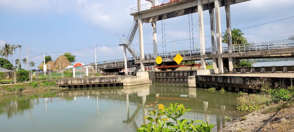 Bến Tre có nhiều công trình thủy lợi ngăn mặn, triều cường, trữ ngọt rất hiệu quả