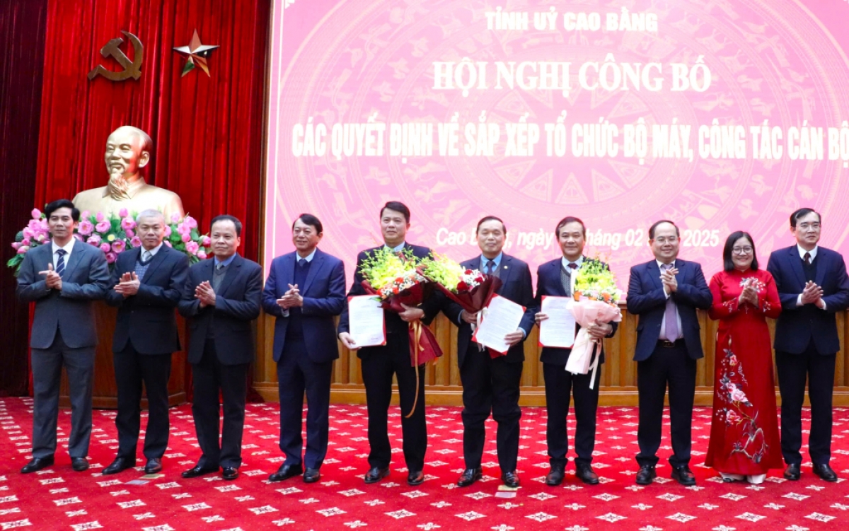 Quyết định thành lập Đảng bộ các cơ quan đảng tỉnh trực thuộc Tỉnh ủy Cao Bằng