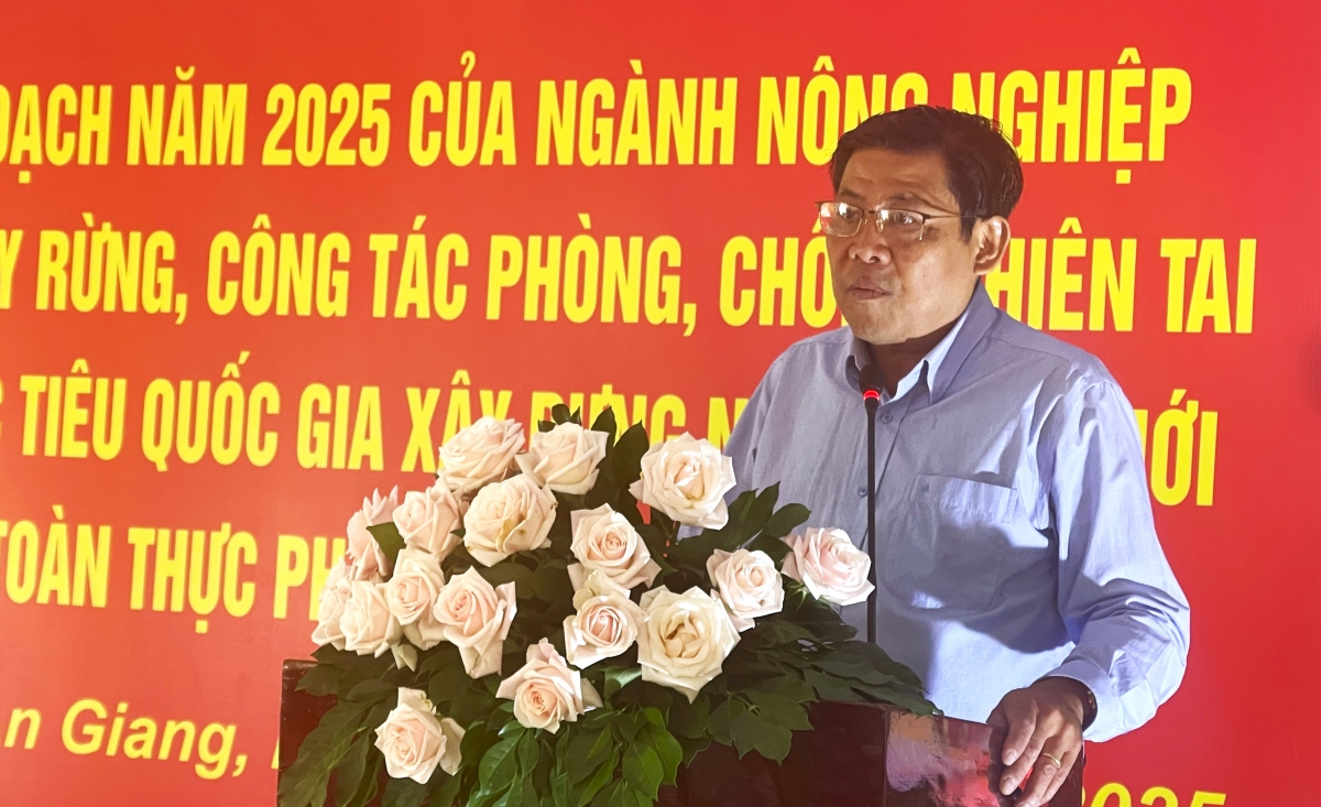 ông Ngô Công Thức, Phó Chủ tịch UBND tỉnh An Giang phát biểu tại Hội nghị