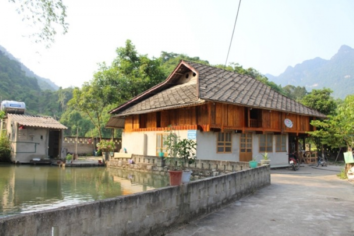 Mô hình Homestay của một gia đình ở thôn Thanh Sơn.
Ảnh: Báo Hà Giang