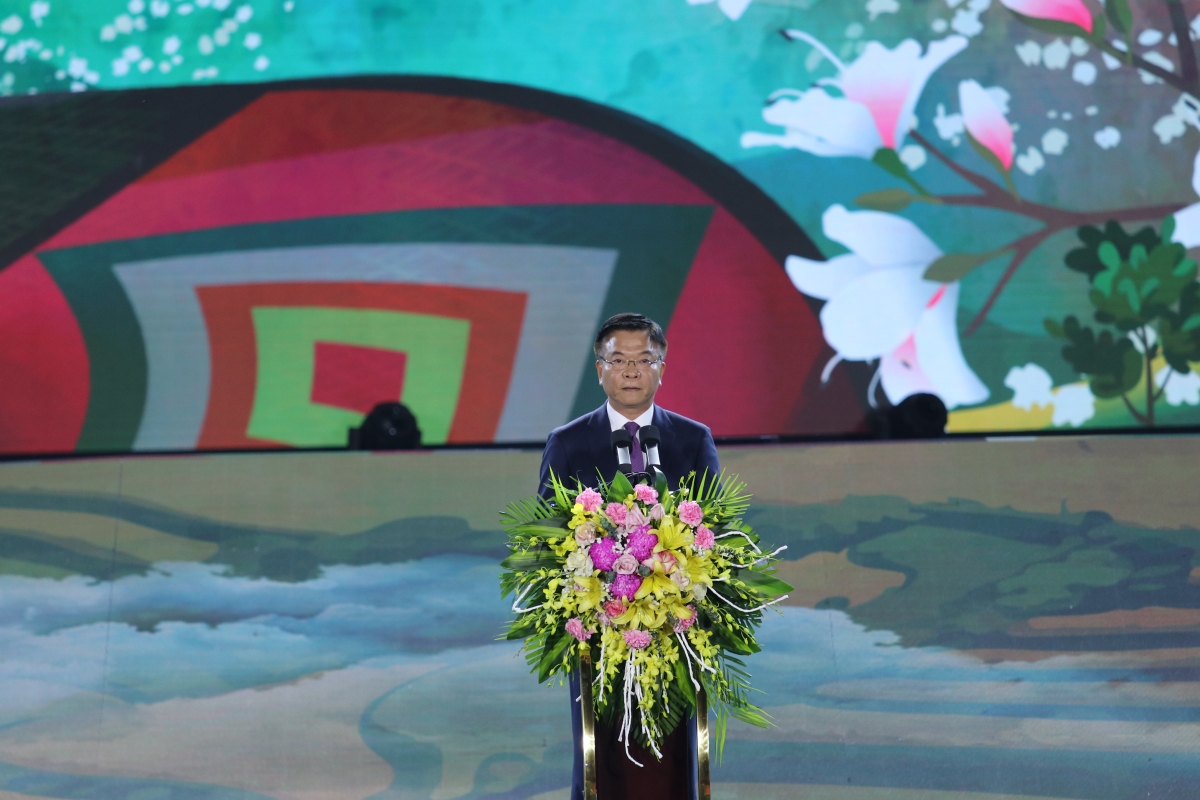 Phó Thủ tướng Chính phủ Lê Thành Long phát biểu chỉ đạo tại lễ khai mạc