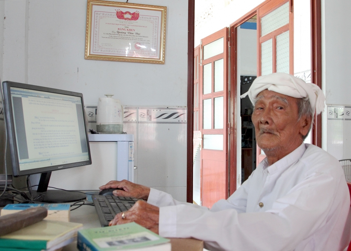 Yaok harei, ong Quảng Văn Đại jeng abih tung tian ngak bruk angaok mac tinh