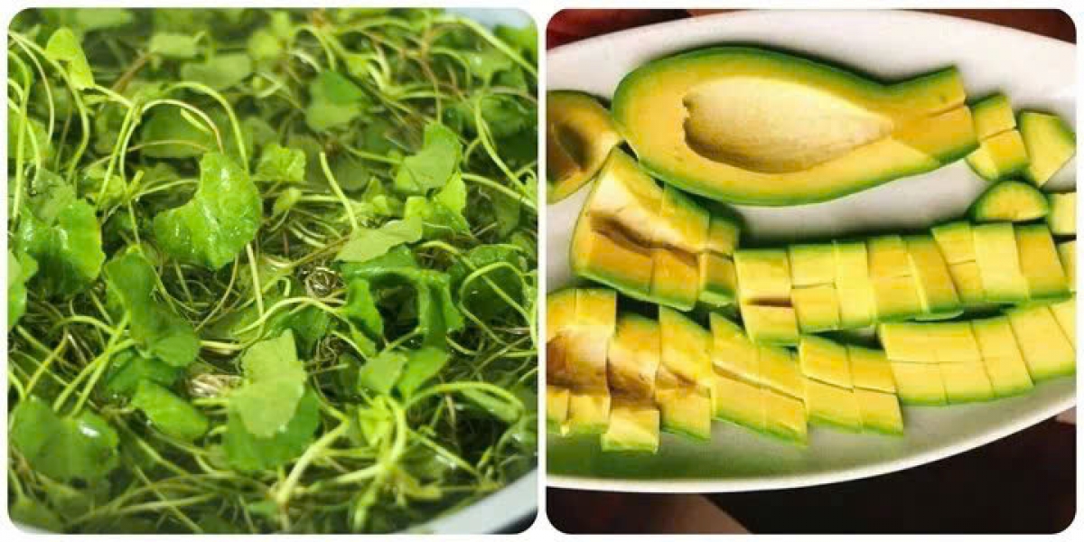 Rau má và quả bơ rất tốt cho người men gan cao
