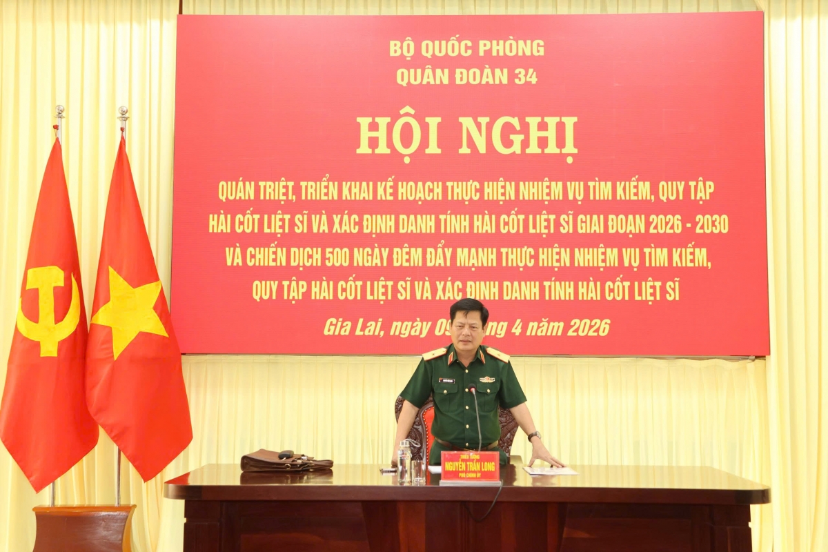 Thiếu tướng ồng Nguyễn Trần Long, Phó Anih duh broă đơng lam cíñ trị Ling mpồl 34 đơng lam pơrjum