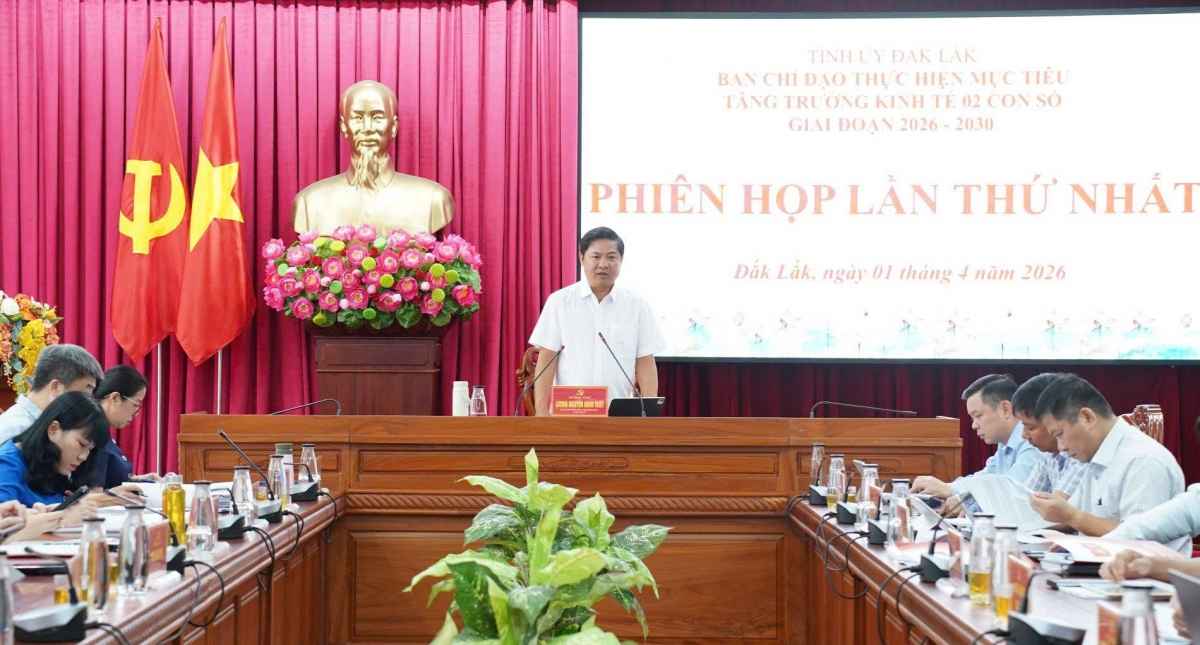 Ƀí thư Tỉñ ủy càr Dăk Lăk ồng Lương Nguyễn Minh Triết đơs sồr lơh tàm dar pơrjum