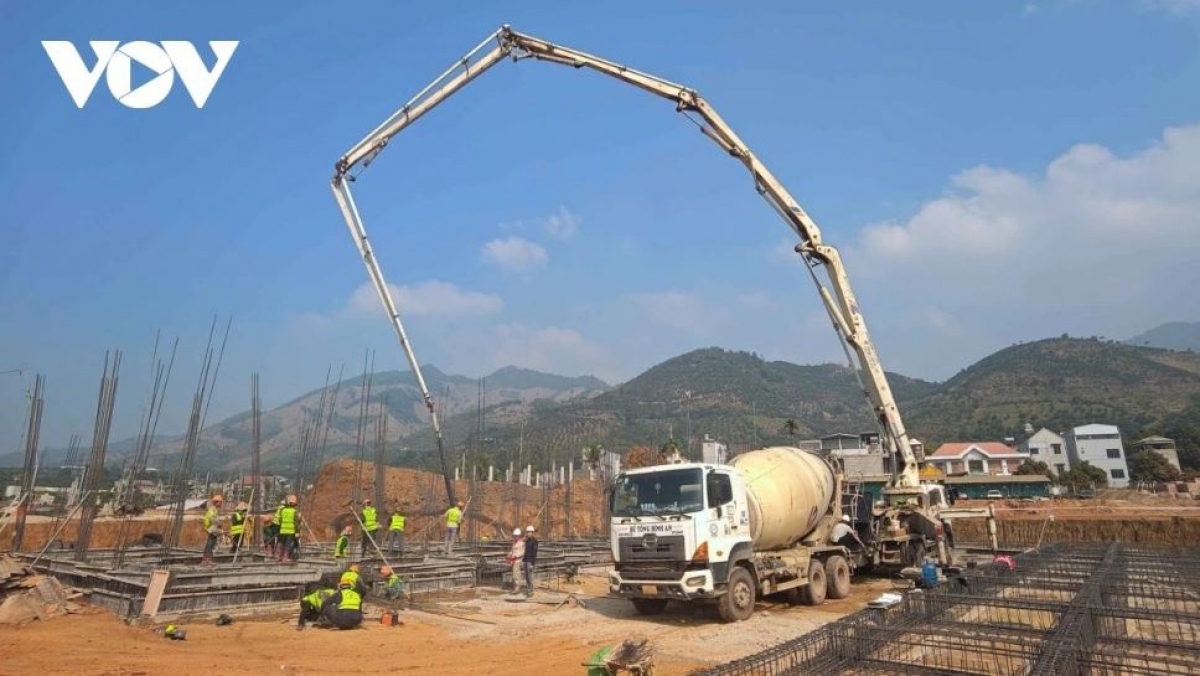 Công trình Trường Phổ thông nội trú liên cấp Tiểu học – THCS Chiềng Khương được khởi công vào tháng 10/2025